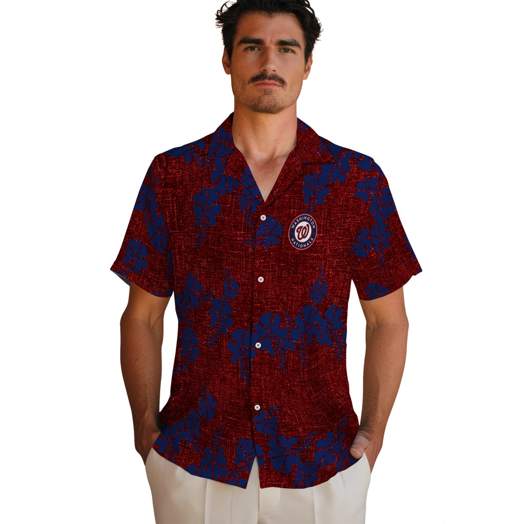Washington Nationals Hawaiian Shirt - 50th State Flower | Moonbestprint
