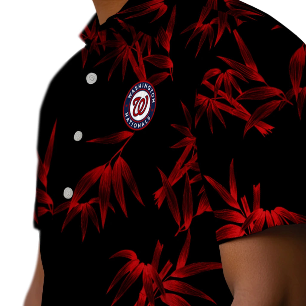 Washington Nationals Hawaiian Shirt - Bamboo Branches | Moonbestprint