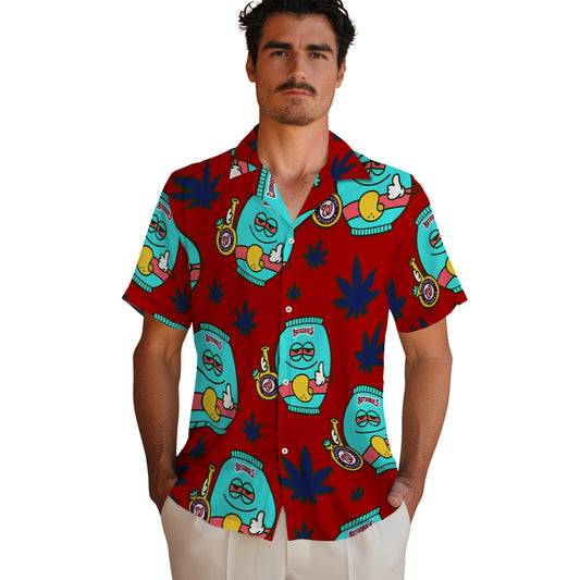Washington Nationals Hawaiian Shirt - Chill Vibe | Moonbestprint
