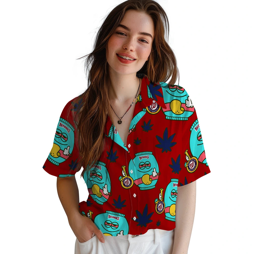 Washington Nationals Hawaiian Shirt - Chill Vibe | Moonbestprint