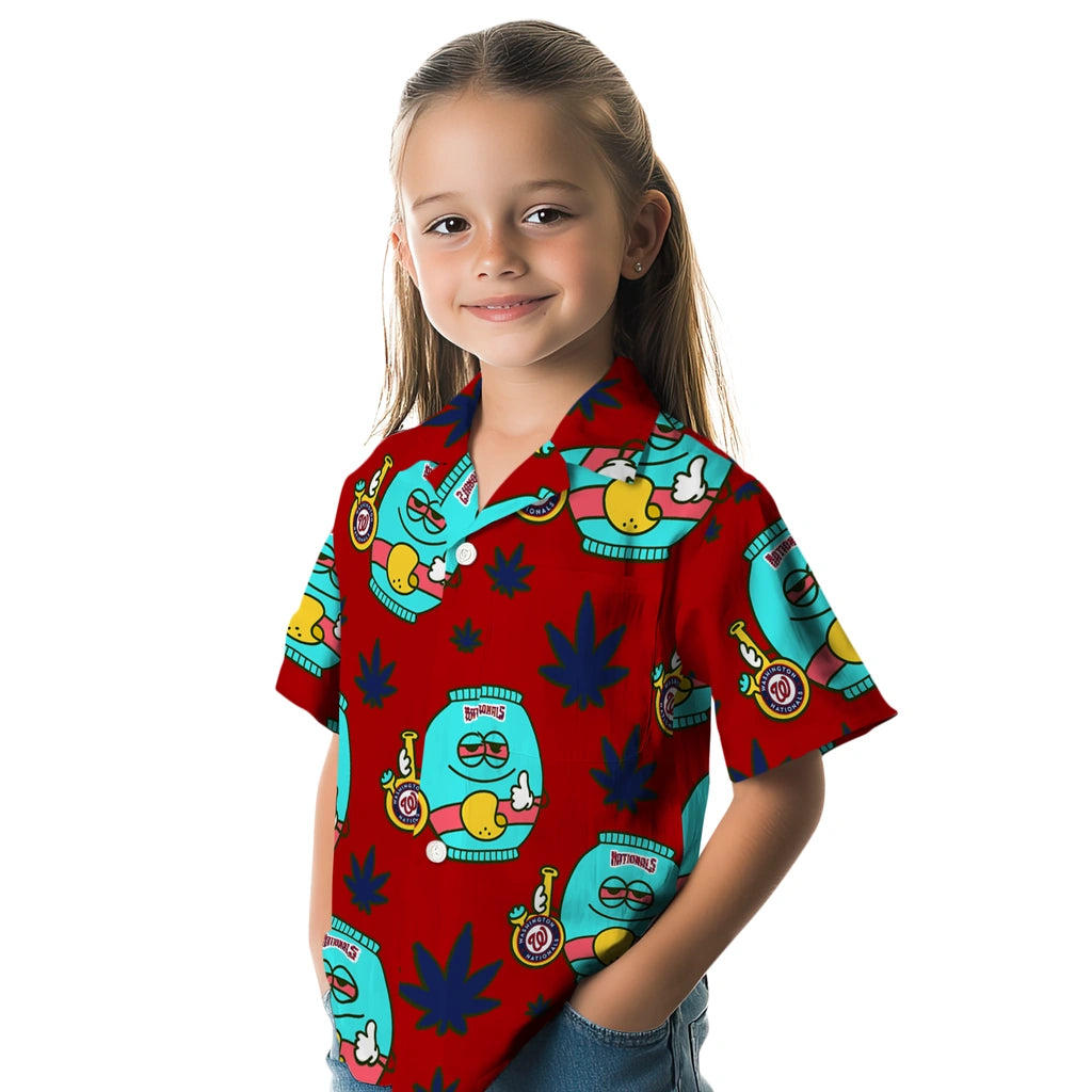 Washington Nationals Hawaiian Shirt - Chill Vibe | Moonbestprint