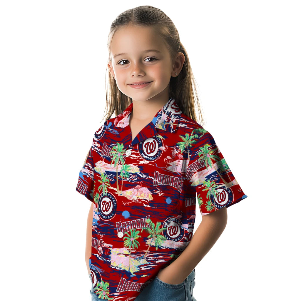 Washington Nationals Flamingo Retreat 2026 Hawaiian Shirt – Moonbestprint