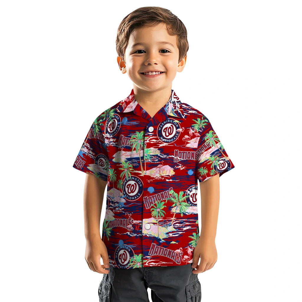 Washington Nationals Flamingo Retreat 2026 Hawaiian Shirt – Moonbestprint