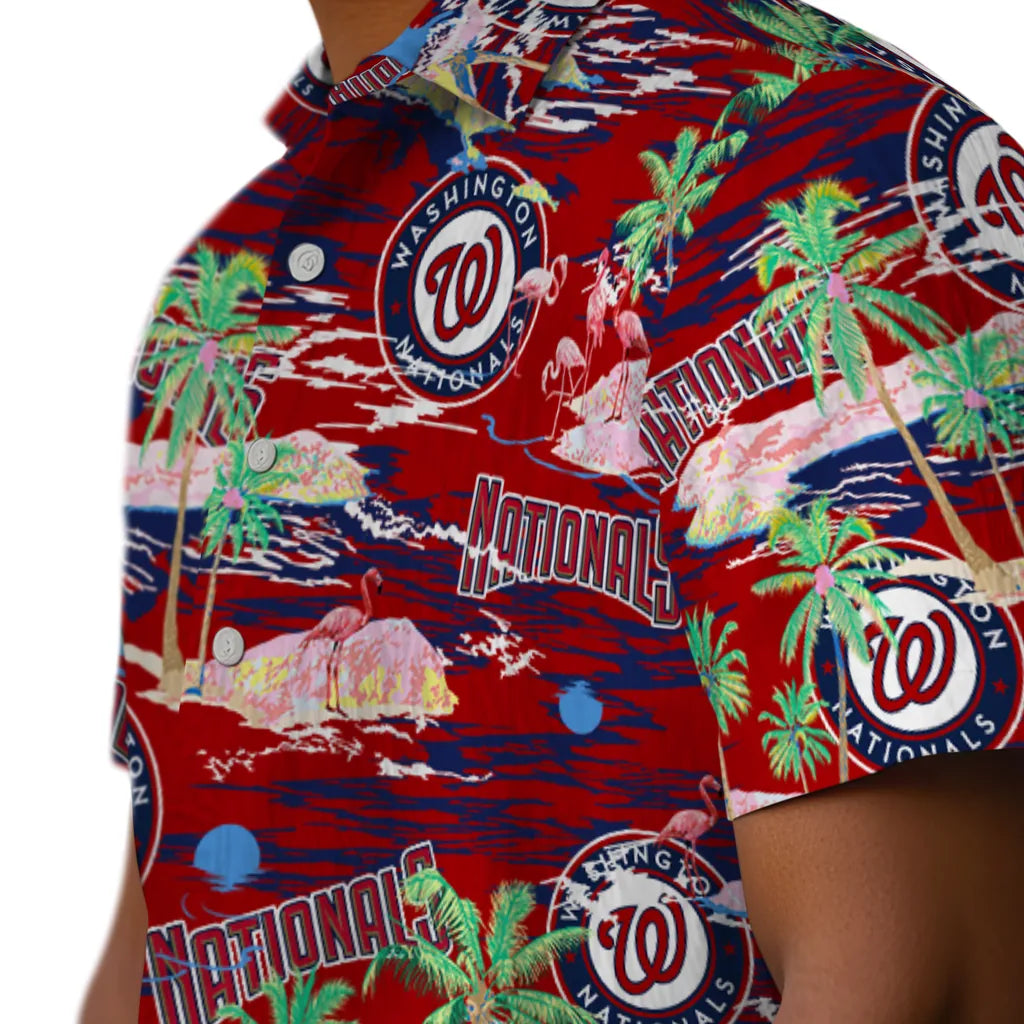 Washington Nationals Flamingo Retreat 2026 Hawaiian Shirt – Moonbestprint