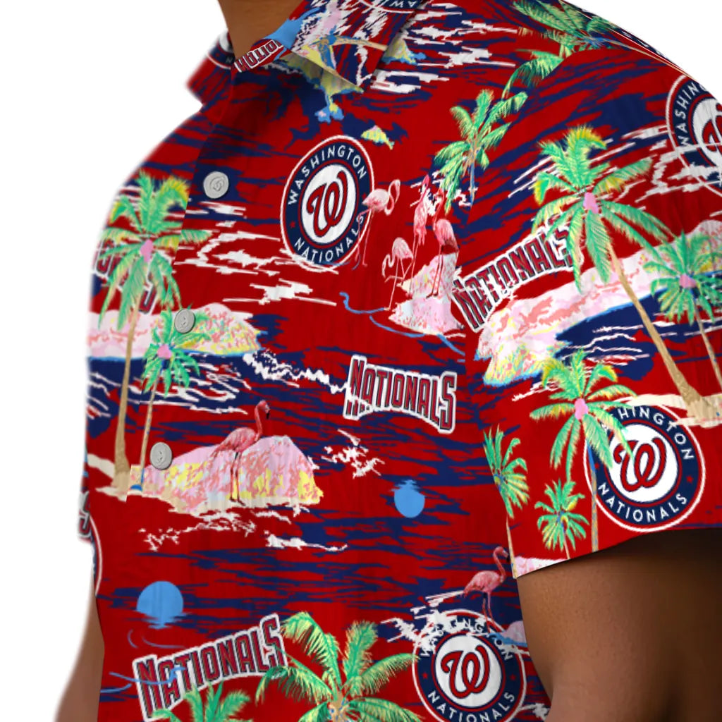 Washington Nationals Hawaiian Shirt - Hawaii Island | Moonbestprint