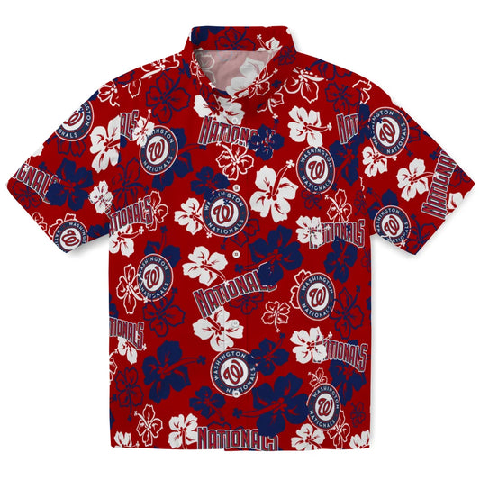 Washington Nationals Hibiscus Bloom Hawaiian Shirt – Moonbestprint