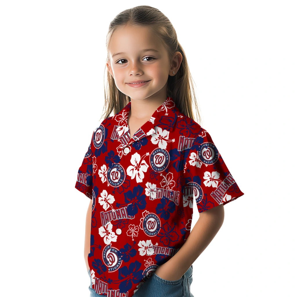 Washington Nationals Hibiscus Bloom Hawaiian Shirt – Moonbestprint