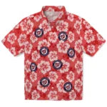 Washington Nationals Hawaiian Shirt - Hibiscus Cluster | Moonbestprint