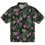 Washington Nationals Hawaiian Shirt - Hibiscus Leaves Pattern | Moonbestprint