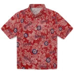 Washington Nationals Hawaiian Shirt - Hibiscus Oasis | Moonbestprint