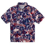 Washington Nationals Hawaiian Shirt - Hibiscus Overlay | Moonbestprint