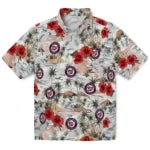 Washington Nationals Hawaiian Shirt - Hibiscus Seaside | Moonbestprint