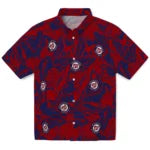 Washington Nationals Hawaiian Shirt - Monstera Layer | Moonbestprint