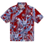 Washington Nationals Hawaiian Shirt - Palm Leaves | Moonbestprint