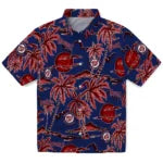 Washington Nationals Hawaiian Shirt - Palm Sunset | Moonbestprint
