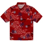 Washington Nationals Hawaiian Shirt - Wave Palm | Moonbestprint