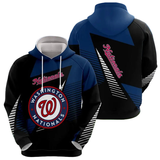 Washington Nationals Printed MLB All Over Print Hoodie -Moonbestprint