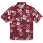 Washington State Cougars Hibiscus Bloom Hawaiian Shirt – Moonbestprint