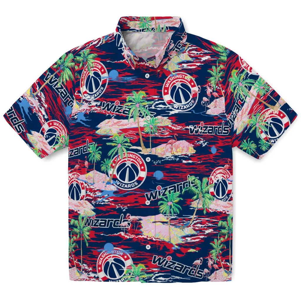 Washington Wizards Flamingo Retreat 2026 Hawaiian Shirt – Moonbestprint
