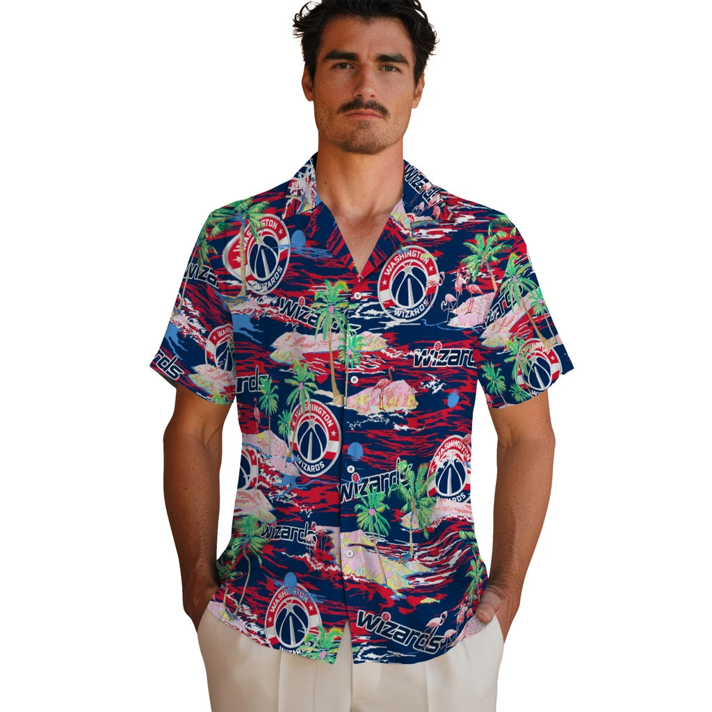Washington Wizards Flamingo Retreat 2026 Hawaiian Shirt – Moonbestprint