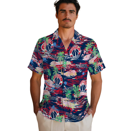 Washington Wizards Flamingo Retreat 2026 Hawaiian Shirt – Moonbestprint