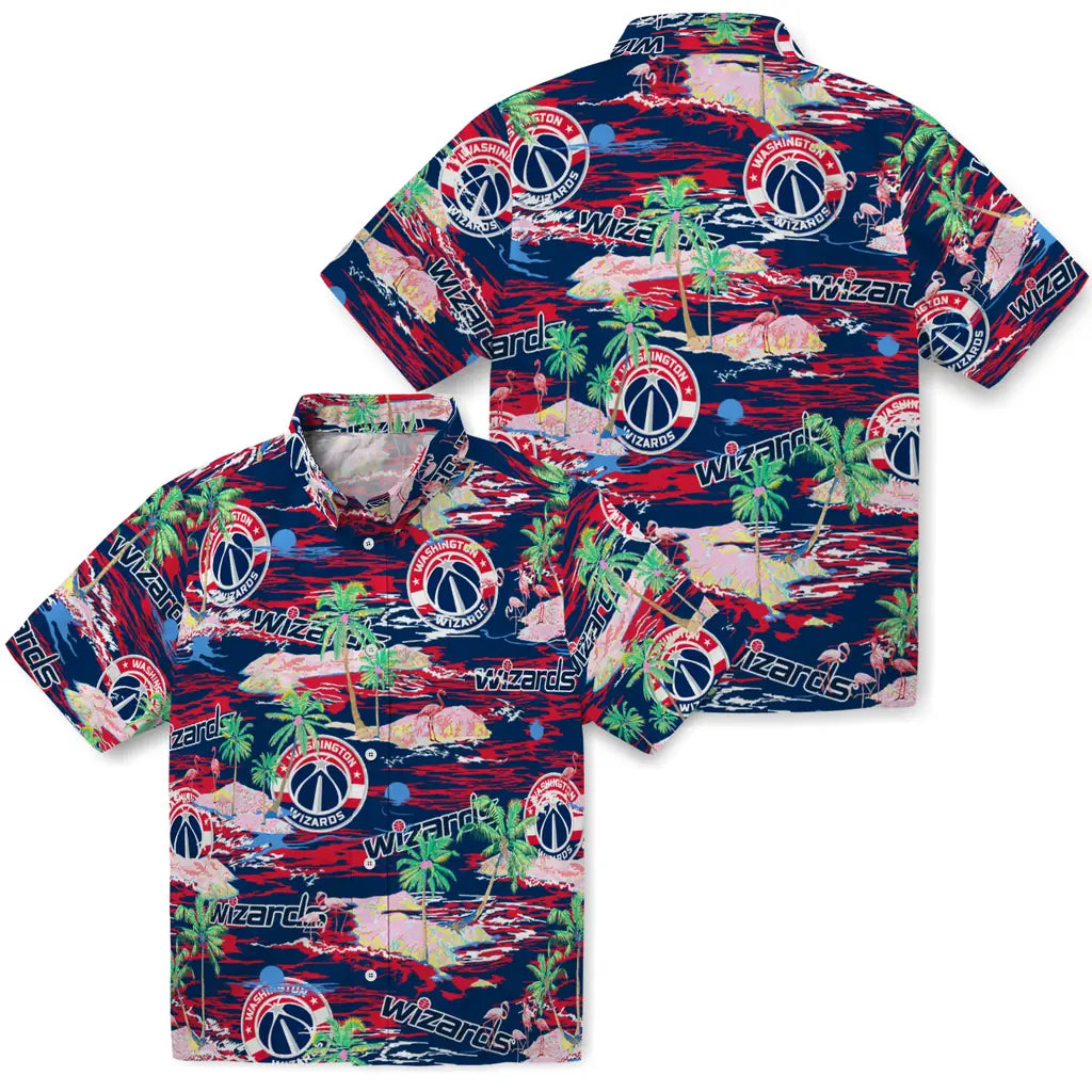 Washington Wizards Flamingo Retreat 2026 Hawaiian Shirt – Moonbestprint