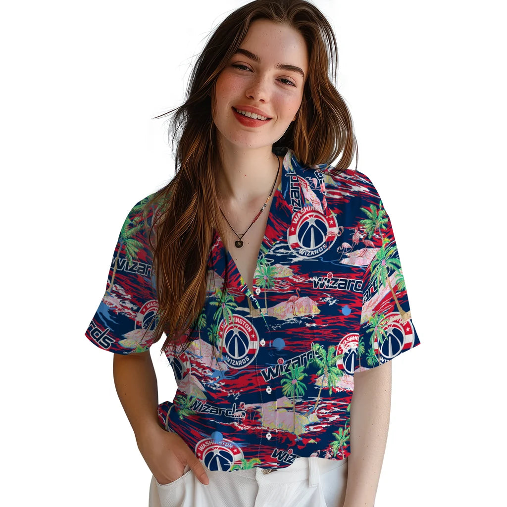 Washington Wizards Flamingo Retreat 2026 Hawaiian Shirt – Moonbestprint
