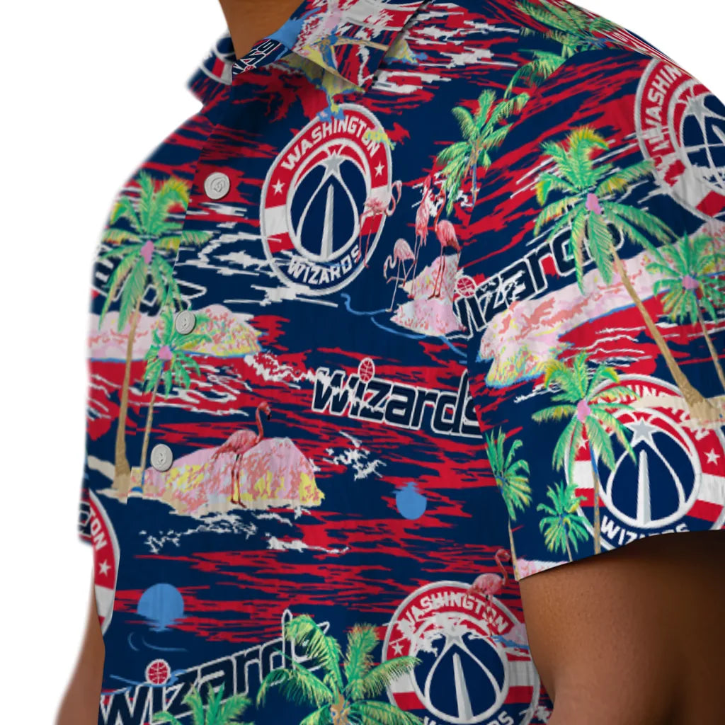 Washington Wizards Flamingo Retreat 2026 Hawaiian Shirt – Moonbestprint