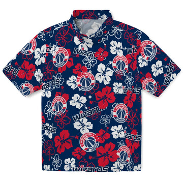 Washington Wizards Hibiscus Bloom Hawaiian Shirt – Moonbestprint