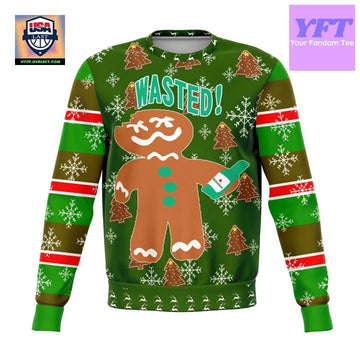 Wasted Meme 2022 Design 3d Ugly Christmas Sweater ? Usalast