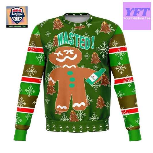 Wasted Meme 2022 Design 3d Ugly Christmas Sweater ? Usalast