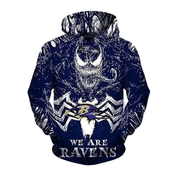 We Are Baltimore Ravens NFL 3D All Over Print Hoodie -Moonbestprint