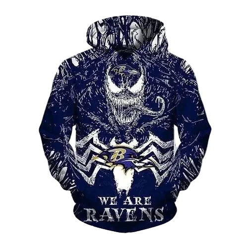 We Are Baltimore Ravens NFL 3D All Over Print Hoodie -Moonbestprint