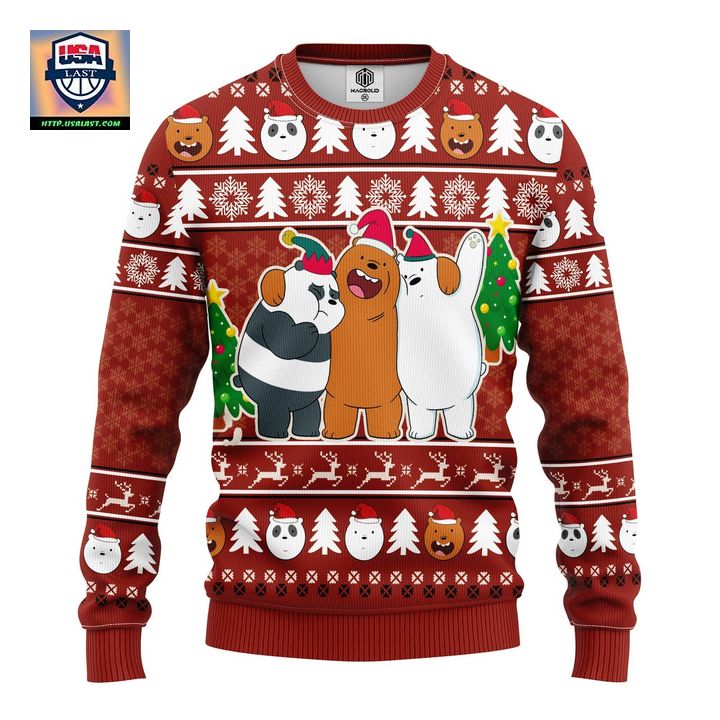 We Bare Bear Funny Ugly Christmas Sweater Amazing Gift Idea Thanksgiving Gift ? Usalast