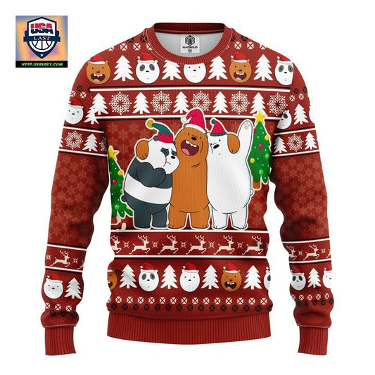 We Bare Bear Funny Ugly Christmas Sweater Amazing Gift Idea Thanksgiving Gift ? Usalast