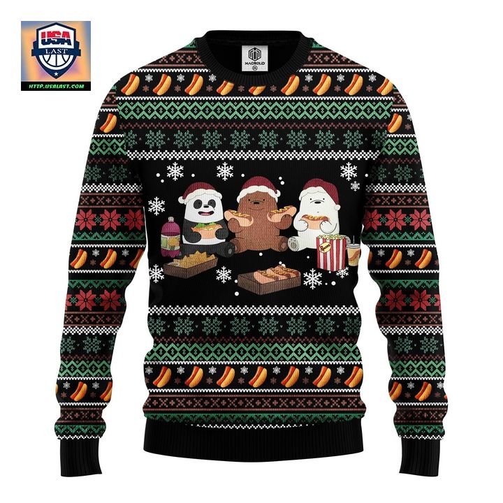 We Bare Bear Ugly Christmas Sweater Amazing Gift Idea Thanksgiving Gift ? Usalast
