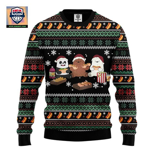 We Bare Bear Ugly Christmas Sweater Amazing Gift Idea Thanksgiving Gift ? Usalast
