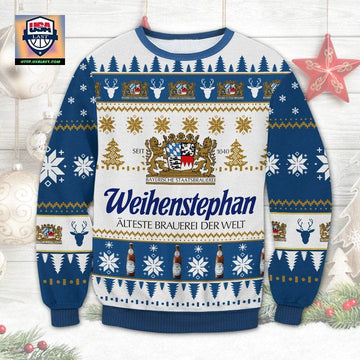 Weihenstephan Beer Ugly Christmas Sweater 2022 ? Usalast