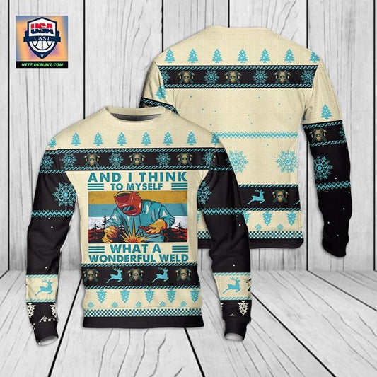 Welder Christmas AOP Sweater ? Usalast