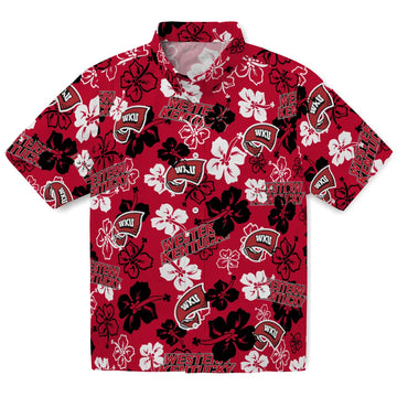 Western Kentucky Hilltoppers Hibiscus Bloom Hawaiian Shirt – Moonbestprint