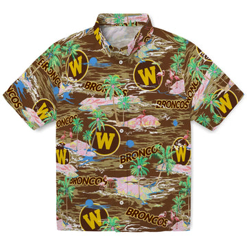 Western Michigan Broncos Flamingo Retreat 2026 Hawaiian Shirt – Moonbestprint