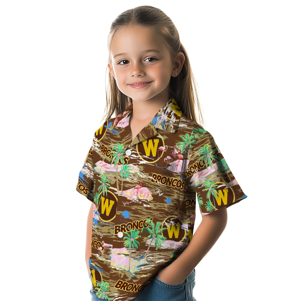 Western Michigan Broncos Flamingo Retreat 2026 Hawaiian Shirt – Moonbestprint
