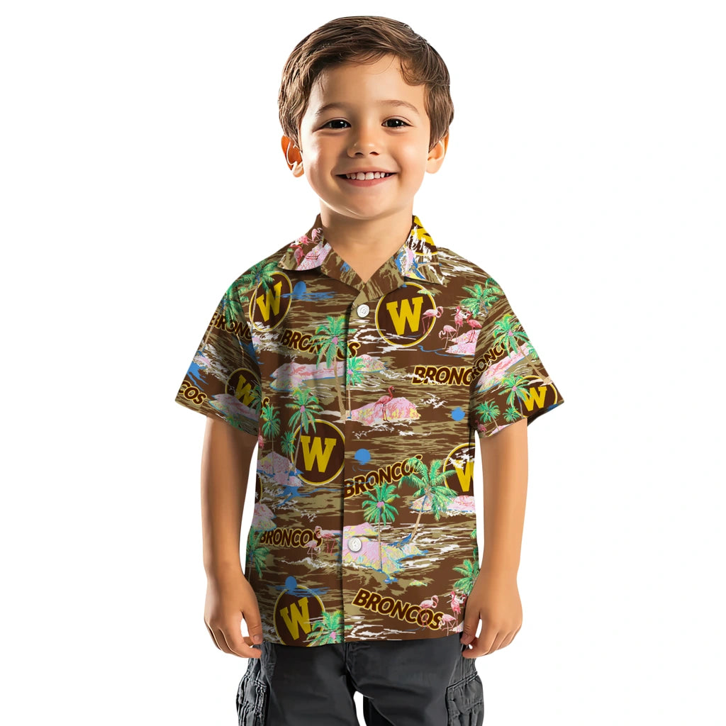 Western Michigan Broncos Flamingo Retreat 2026 Hawaiian Shirt – Moonbestprint