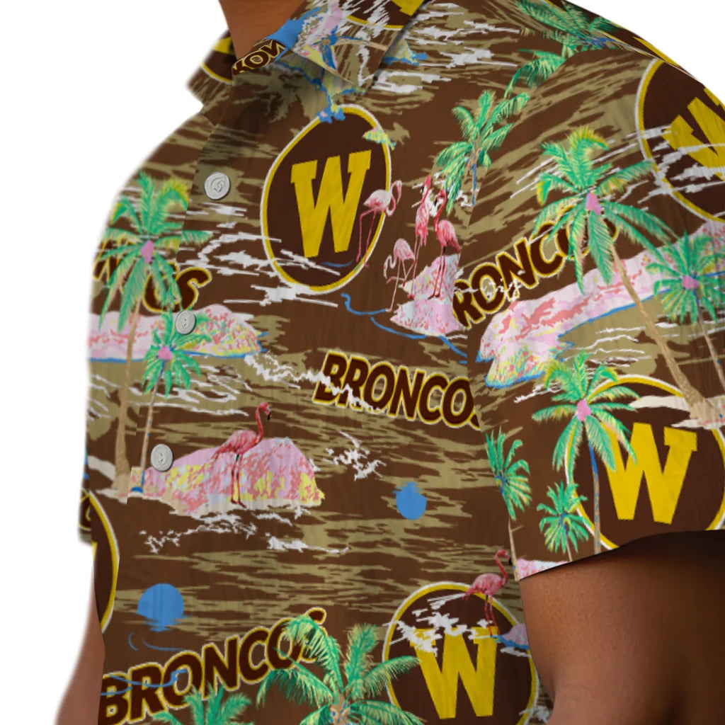 Western Michigan Broncos Flamingo Retreat 2026 Hawaiian Shirt – Moonbestprint