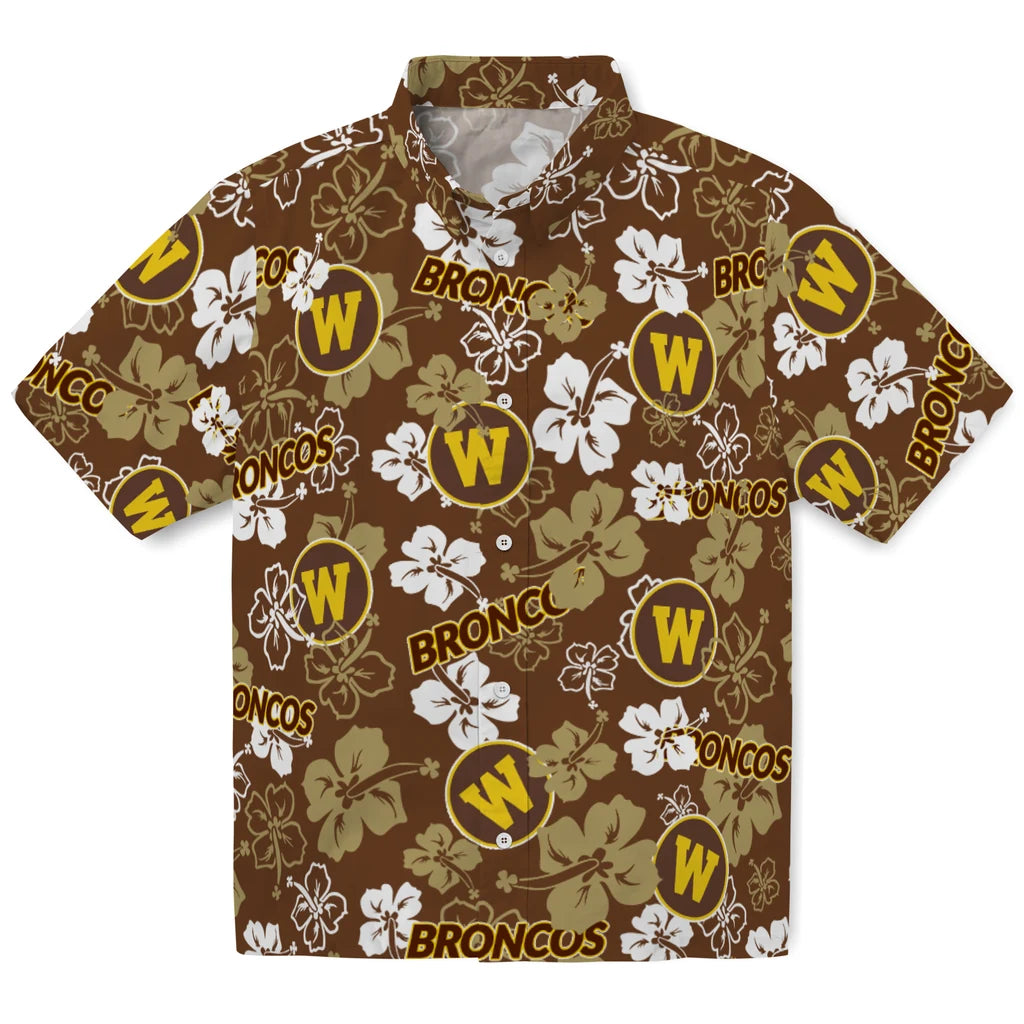 Western Michigan Broncos Hibiscus Bloom Hawaiian Shirt – Moonbestprint