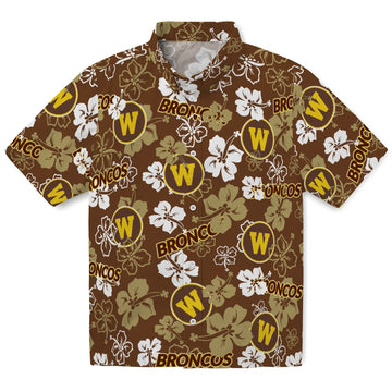 Western Michigan Broncos Hibiscus Bloom Hawaiian Shirt – Moonbestprint