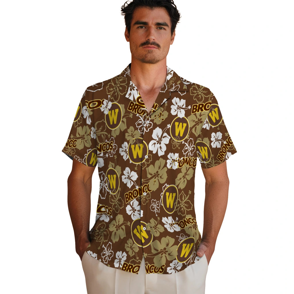 Western Michigan Broncos Hibiscus Bloom Hawaiian Shirt – Moonbestprint