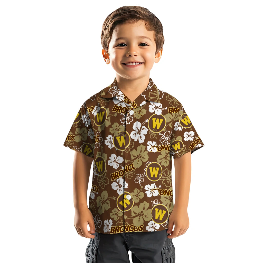 Western Michigan Broncos Hibiscus Bloom Hawaiian Shirt – Moonbestprint