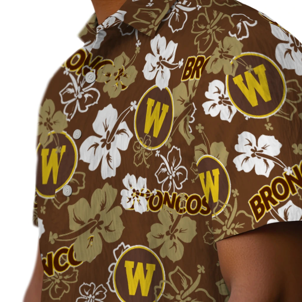 Western Michigan Broncos Hibiscus Bloom Hawaiian Shirt – Moonbestprint