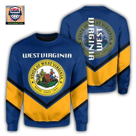 Westvirginia Coat Of Arms Sweater Lucian Style Jw5 ? Usalast